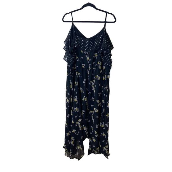 🎉Maurice’s Floral Cold Shoulder Polkadot Top Dress Sz 2X - Picture 5 of 9